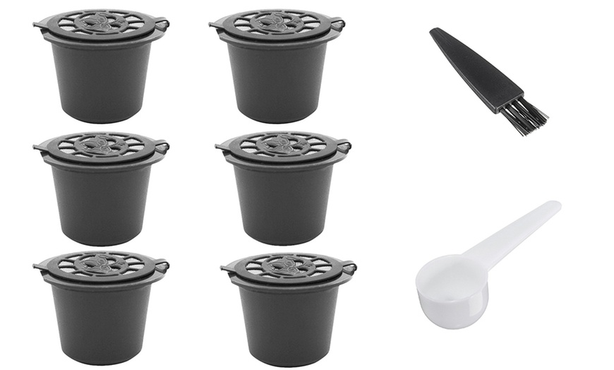 Image 2: 6 or 12 Nespresso-Compatible Refillable Coffee Capsules