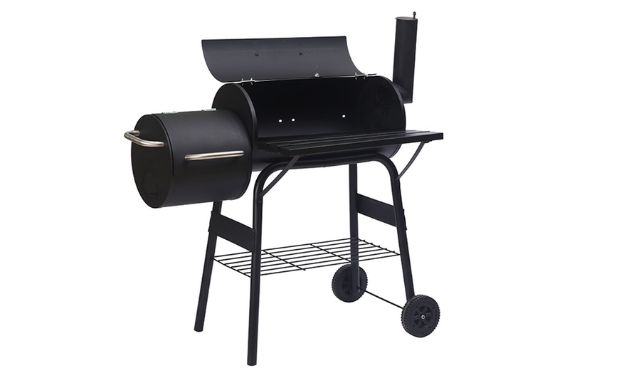 Image 3: Charcoal Smoker and Grill Barbeque 