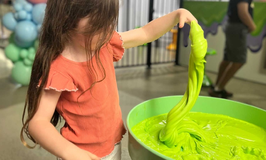 Image 1: Experience a 50-Minute Slime Experience with Take-Home Slime