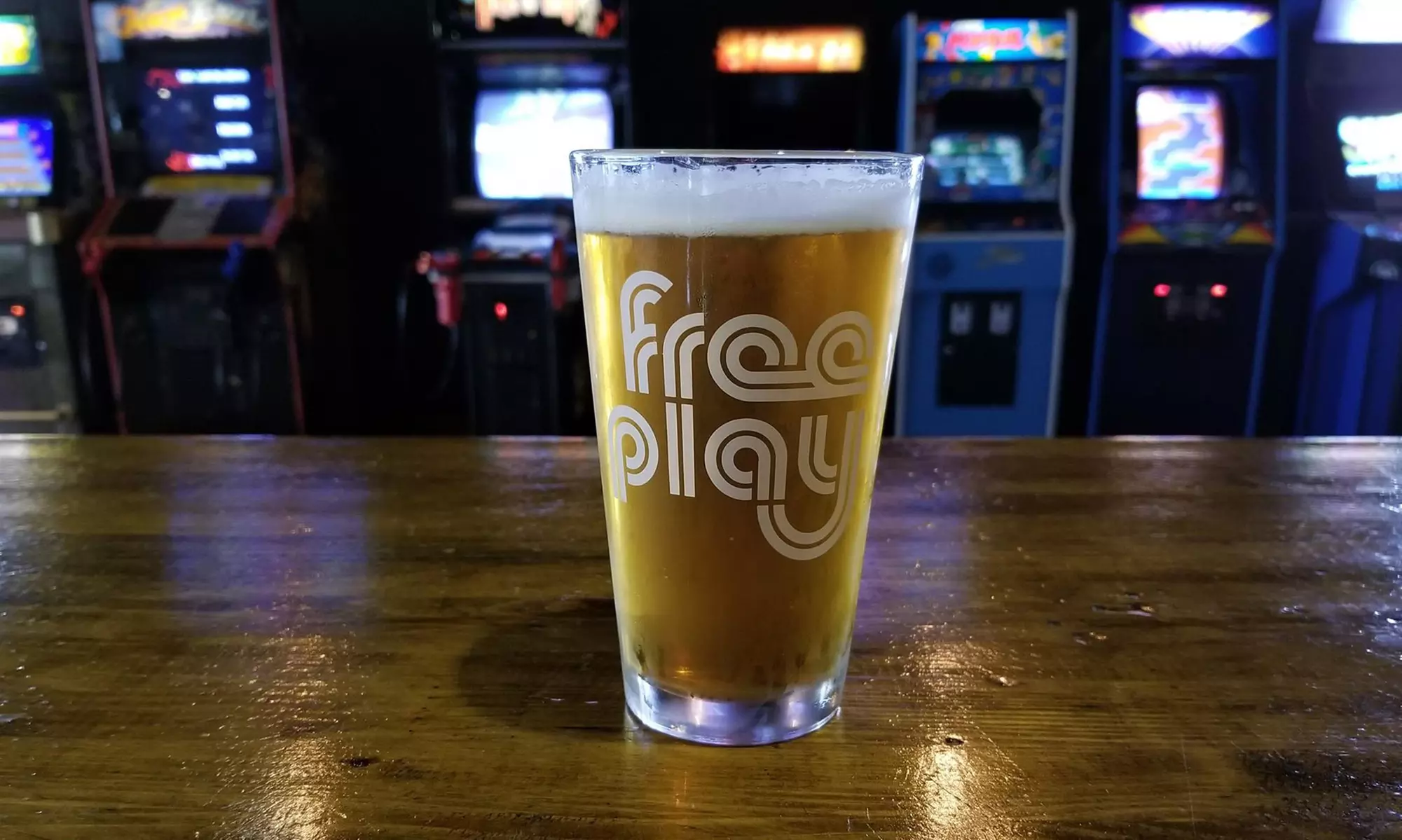 Arcade Games with Beverages on Weekdays or Weekends at Free Play Arlington (Up to 42% Off). 4 Options Available. - Primary Image