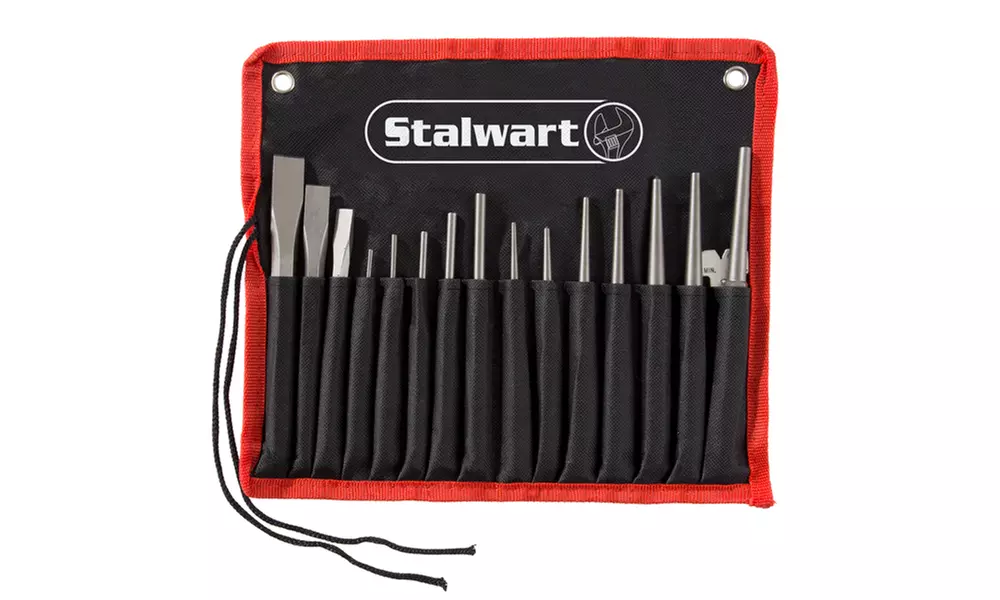 Stalwart Punch and Chisel Set with Storage Case (16-Piece) - Primary Image
