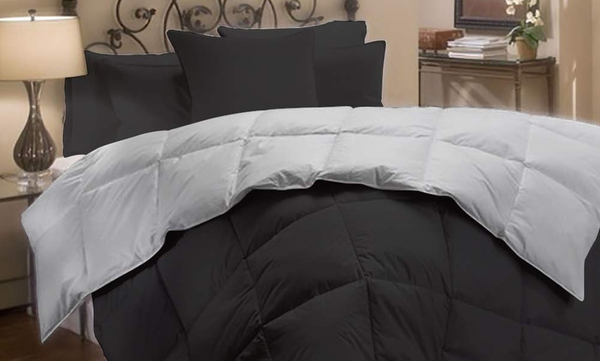 Image 4: Double-Faced Goose Feather Duvet