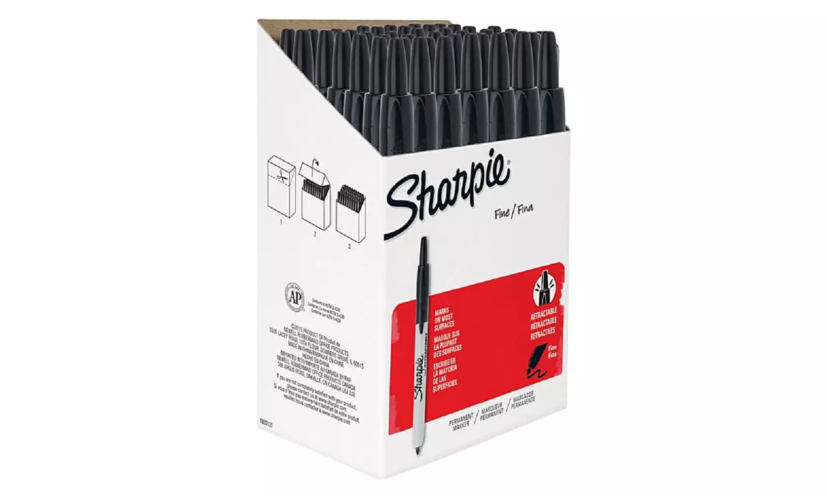 Sharpie Retractable Permanent Markers (36-Pack) - Primary Image