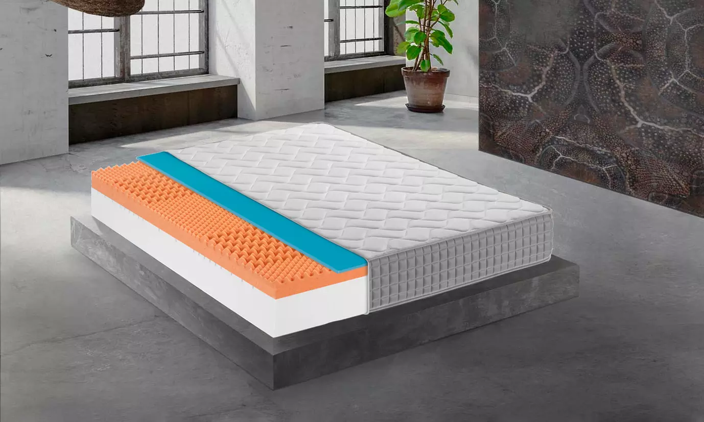 Mentor orthopädische Gel-Memory- und Wasserschaum-Matratze „Kurama" in der Größe nach Wahl - Primary Image