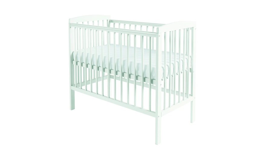 Image 2: Compact Cot and Mattress