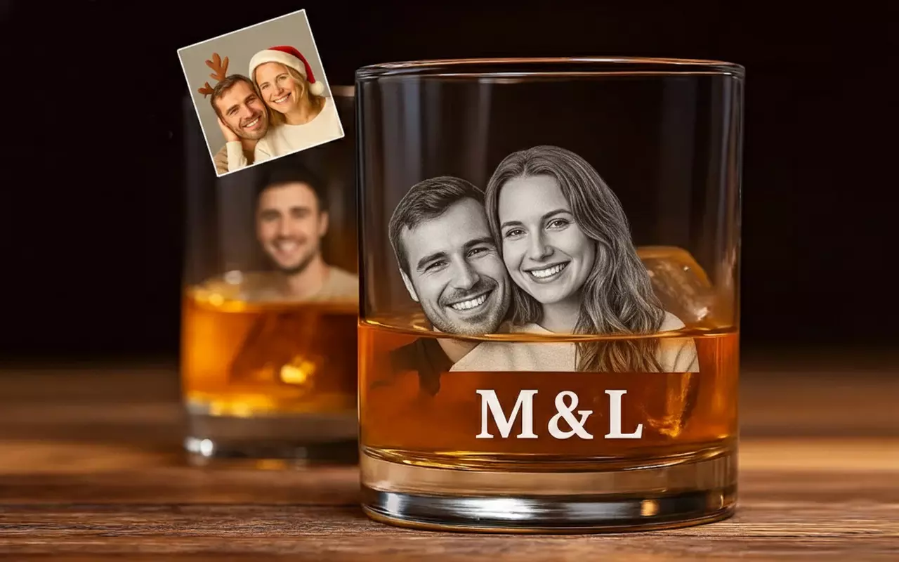 Capture memories in Custom Glass Cups—perfect for any celebration!