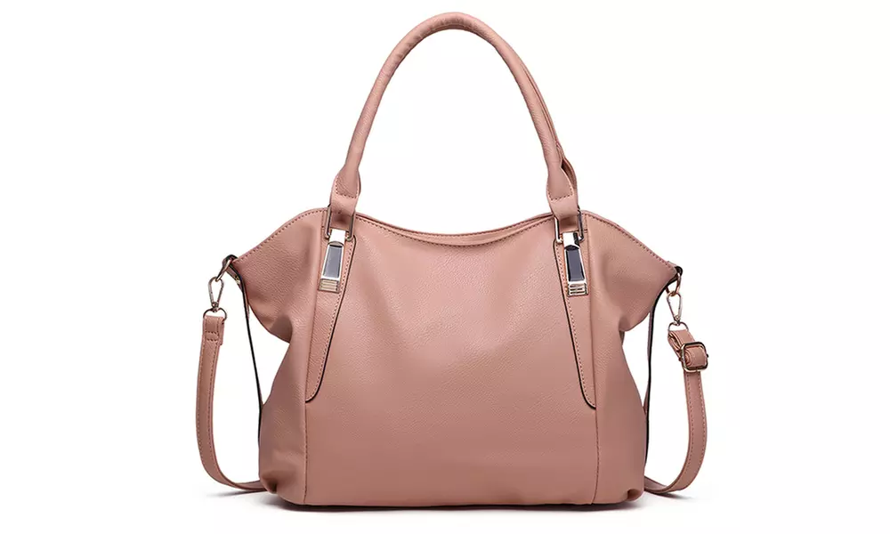 PU Leather Hobo Shoulder Bag Tote Bag