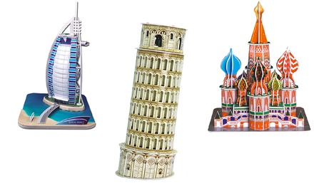 3D Puzzles of World Landmarks | Groupon Goods