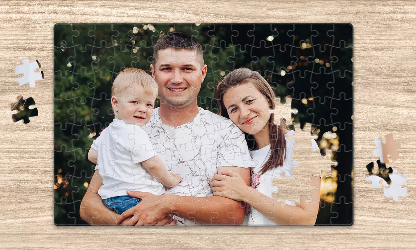 Personalisiertes Foto-Puzzle mit bis zu 1000 Teilen