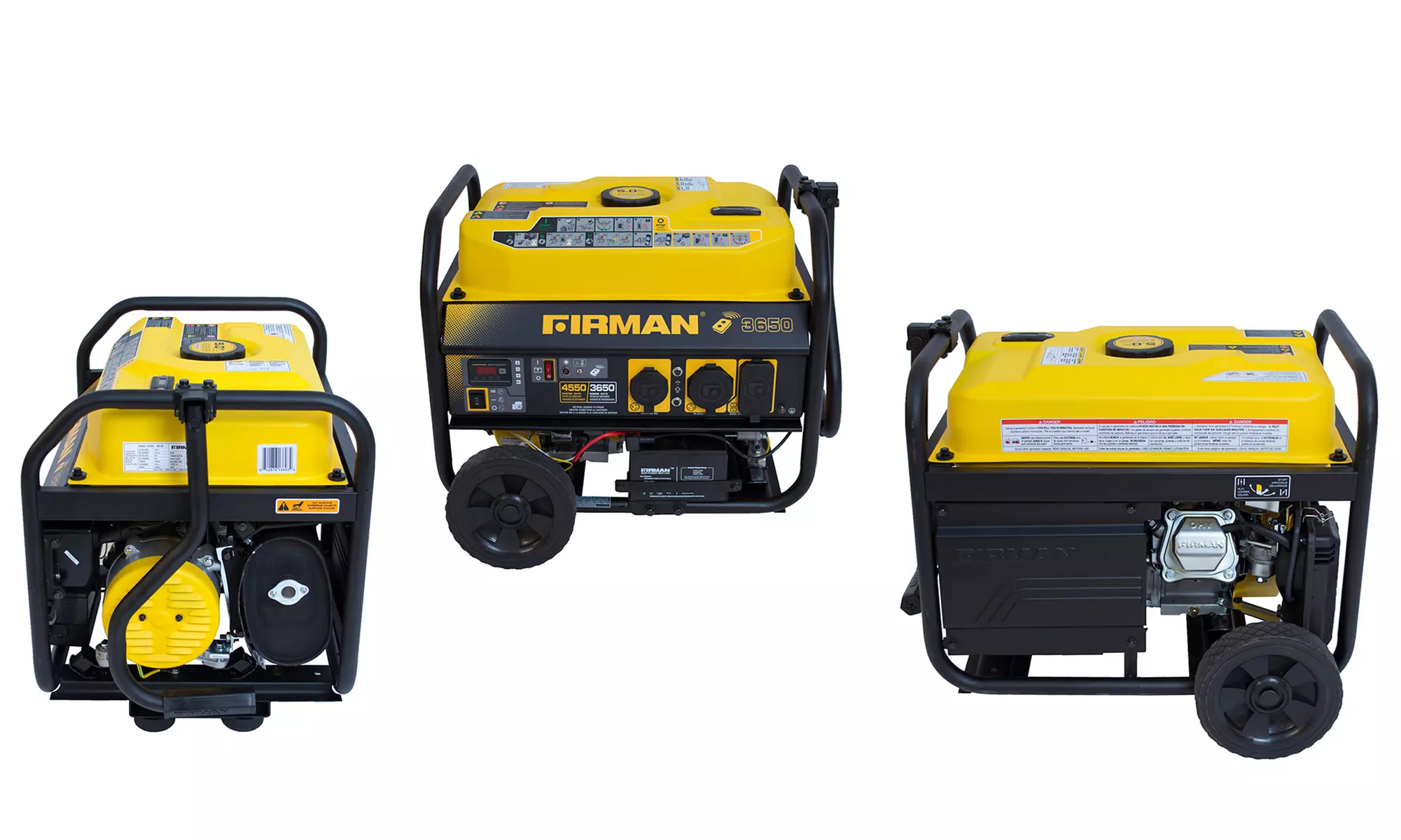 Firman Gas Powered 3650/4550-Watt Portable Remote Start Generator - Primary Image