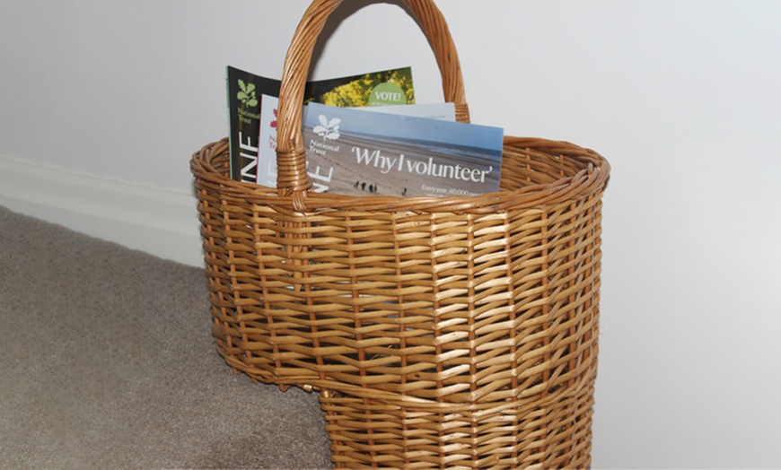 Image 3: Buff Stair Storage Basket