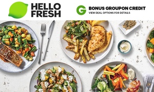 HelloFresh Meal Plans + BONUS Groupon Credit