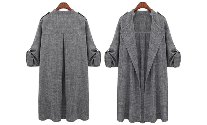 Image 2: Women's Lightweight Trench Coat