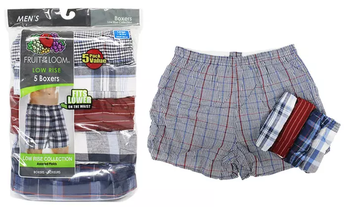 Fruit of the Loom Men's Low-Rise Boxers at Zenex International - Primary Image