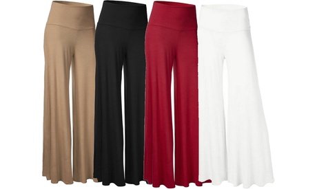 Pantalon évasé et ample pour femme