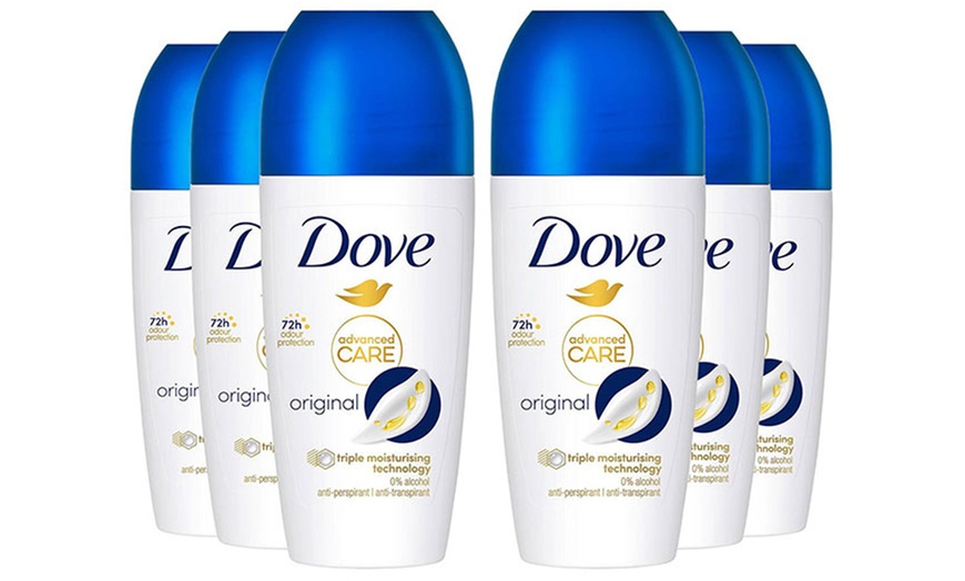 Image 5: Dove 6-Pack Roll On Deodorants