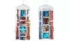 Hanging Holiday Gift Wrap and Bag Organizer