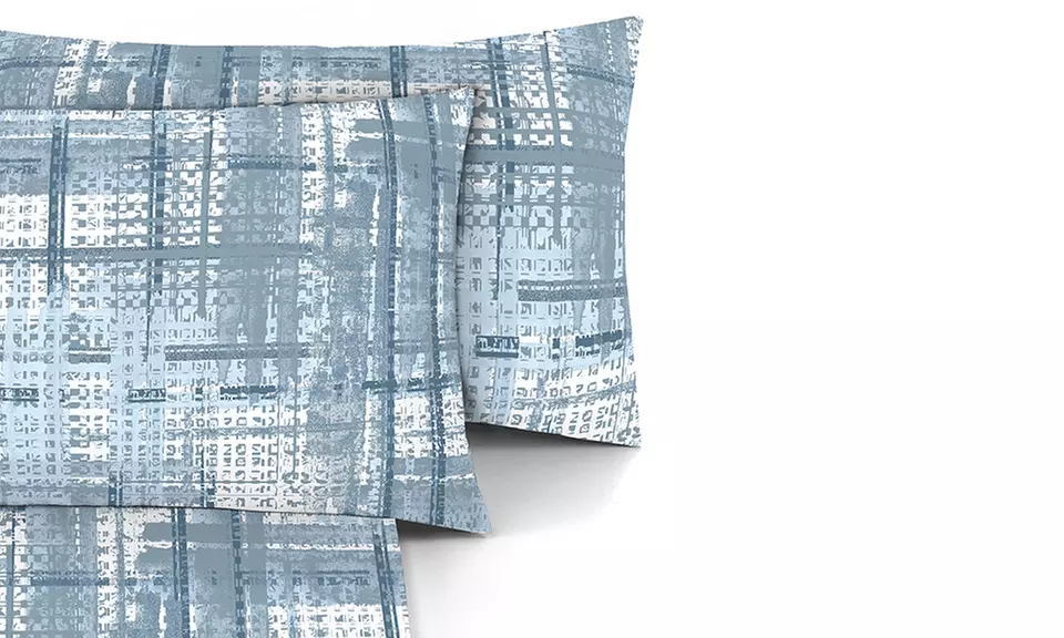 Completo Lenzuola No Stiro, Microfibra effetto Seta, Made in Italy