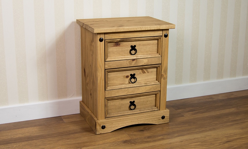 Image 3: Corona Solid Pine Furniture