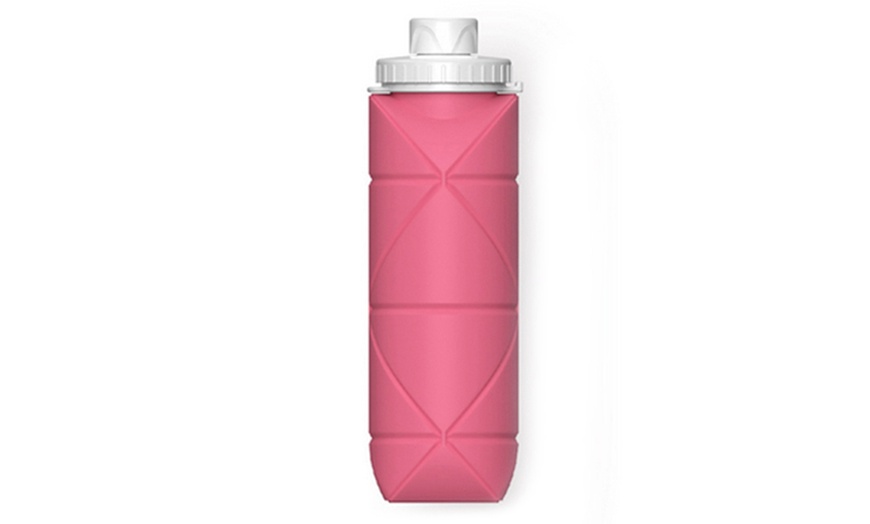 Image 5: Silicone Foldable Water Bottle