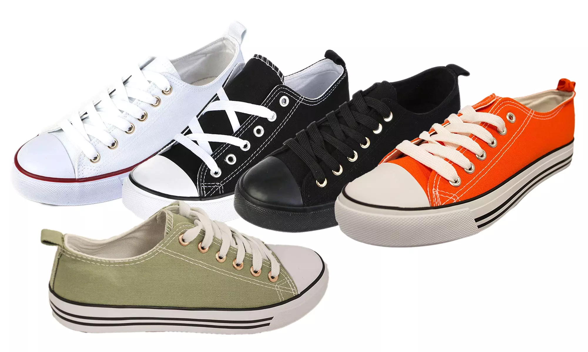 Women's Canvas Cap-Toe Sneakers  - Primary Image