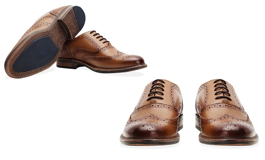 Image 4: Men's Oxford Brogue Shoes