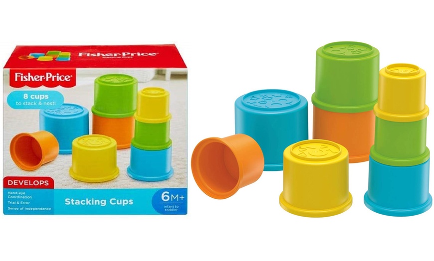 Image 1: Fisher Price Stacking Cups