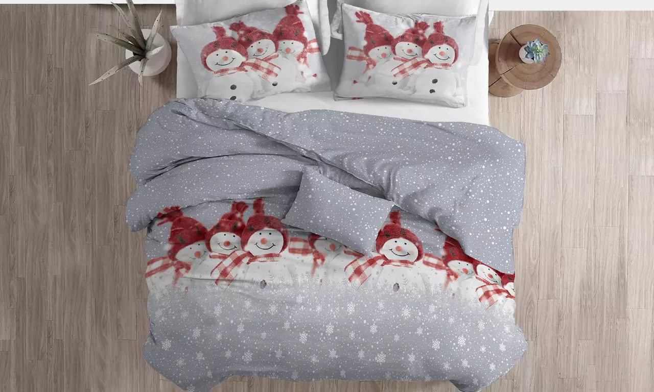 Copripiumino in flanella Fantasie invernali, natalizie, scozzesi