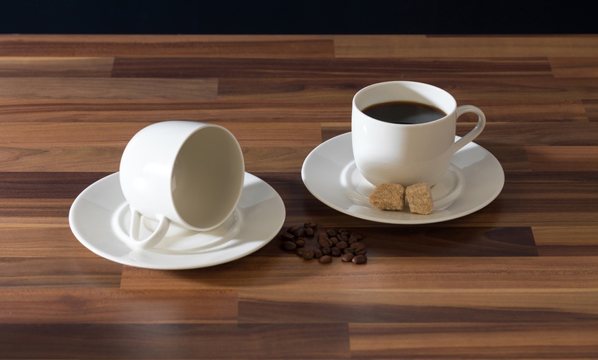 Image 2: Porcelain Cup and Saucer Set