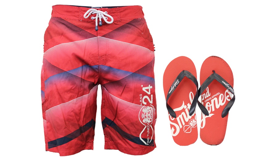 Image 4: Swim Shorts & Flip Flops Sets