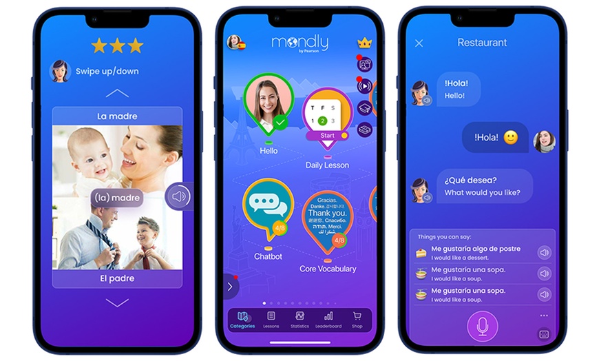Image 3: Apprenez une ou plusieurs langues avec Mondly