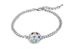 Ensemble bracelet, collier et boucles d'oreilles Chakra orné de cristaux Swarovski® - Second Medium