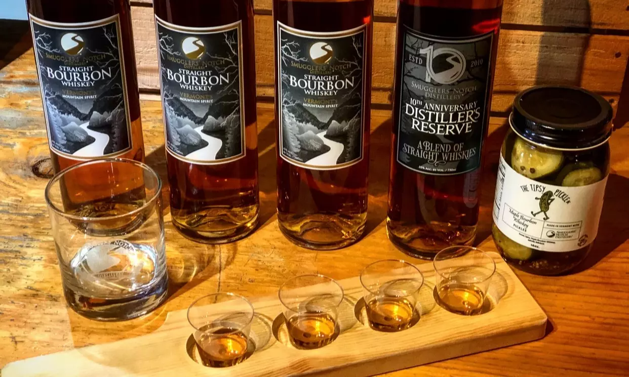 Up to 42% Off on Hard Alcohol Tasting / Flight at Smugglers' Notch Distillery - Primary Image