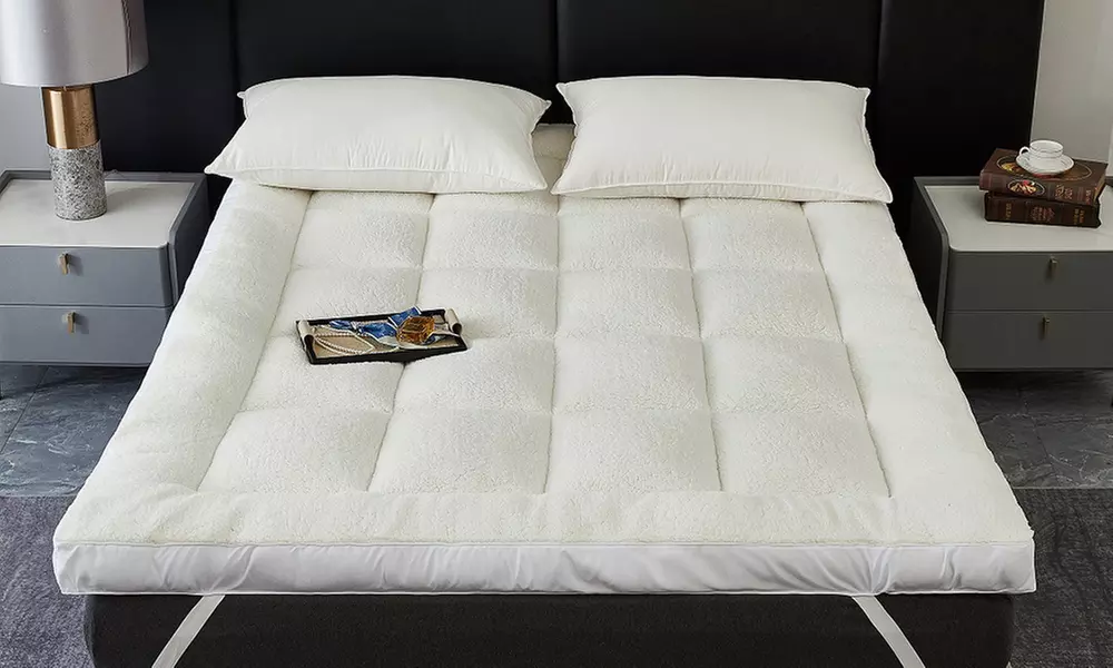 Reversible All-Season 10cm Teddy Mattress Topper