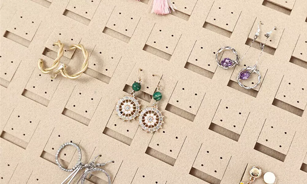 1 o 2 organizer per orecchini da parete