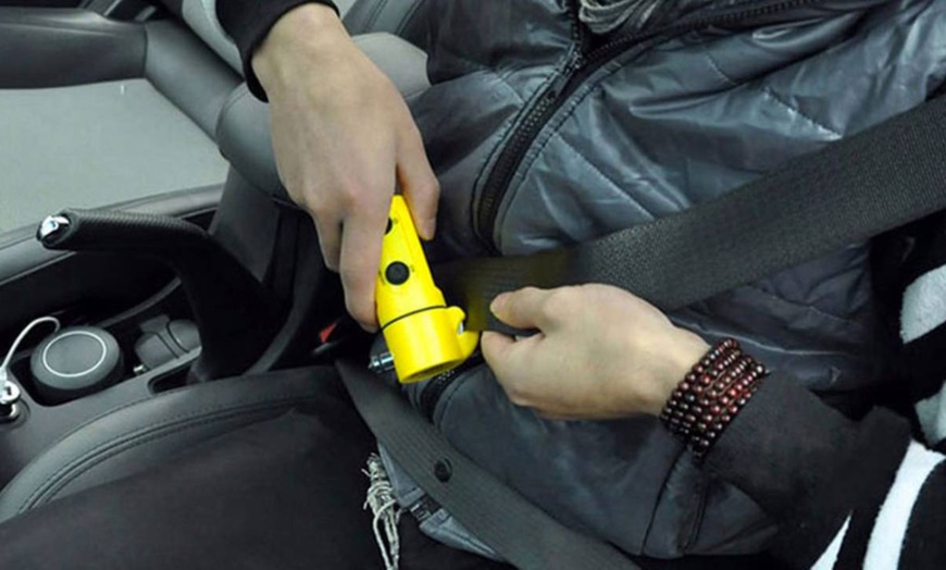 Image 4: Four-in-One Multifunctional Safety Flashlight