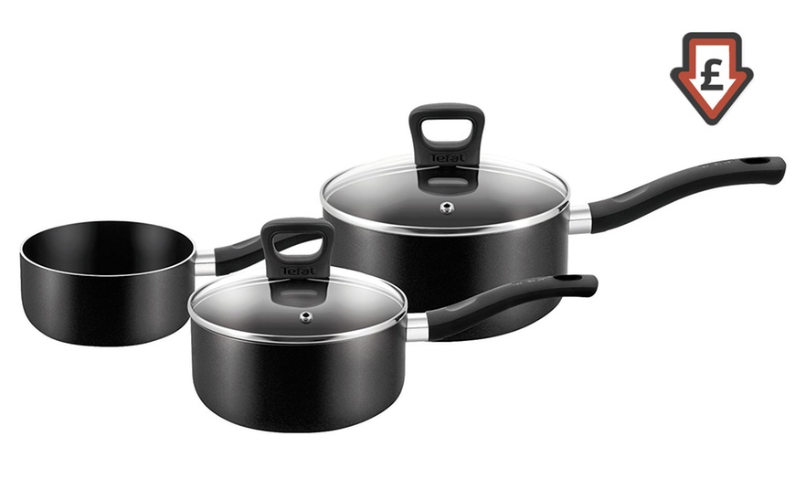 Image 1: Tefal Signature 3-Piece Pan Set