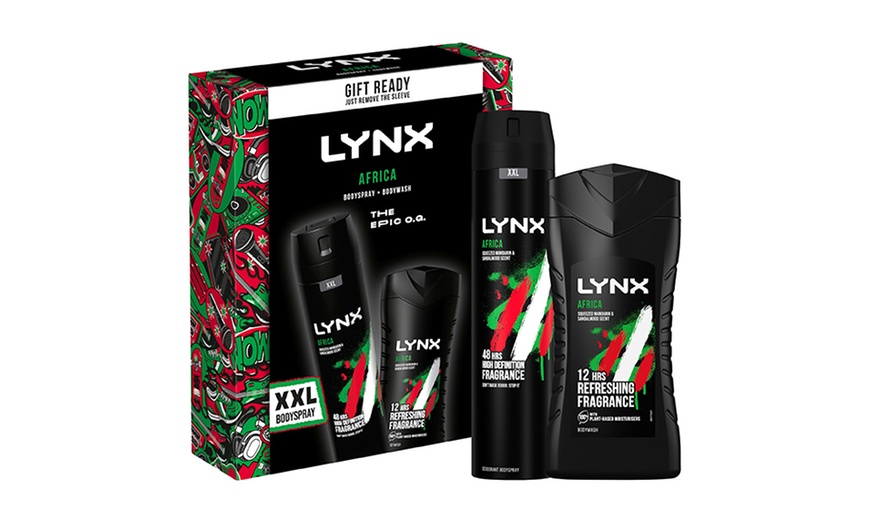 Image 2: Up to Four Lynx THE EPIC O.G. Africa Two-Pack Gift Set For Him 