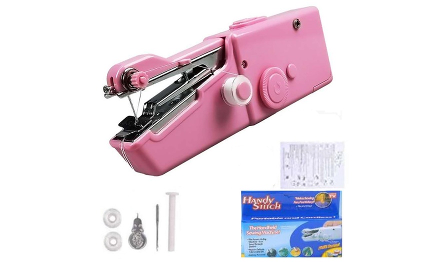 Image 7: Mini Handheld Sewing Machine