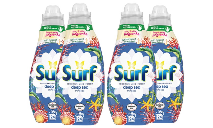 Image 19: 4 bouteilles de détergent liquide Surf au parfum durable