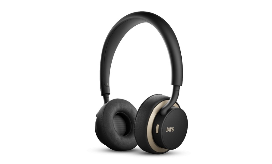 Image 2: JAYS Wireless On-Ear Headphones