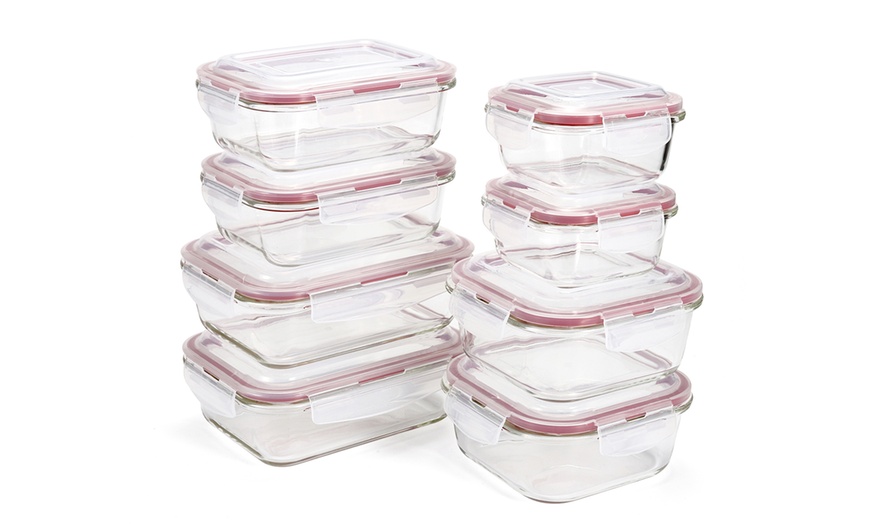 Image 7: Vinsani Ten-Piece Glass Container Set