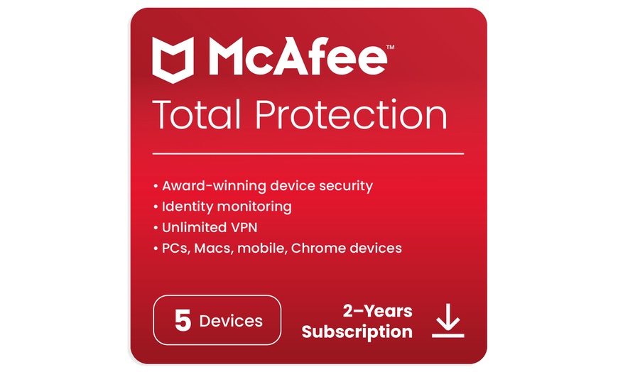 Image 3: McAfee Total Protection 5 dispositivos