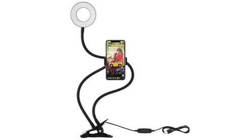 Luce ad anello selfie con supporto per cellulare