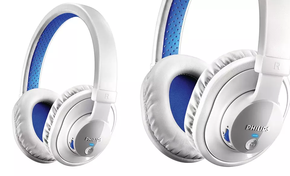 Philips Bluetooth Stereo Headphones with Mic. Multiple Colors Available. Free Returns.  - Second Medium