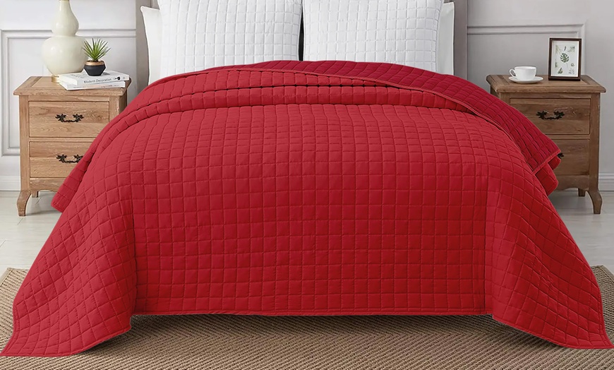 Image 10: Italian 4-Season Two-Tone Hypoallergenic Quilt