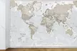 Carte du monde décoration murale - Second Medium