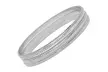 Stainless Steel Set of 3 Slip-On Bangles with Wheat Design by Steeltime - Second Medium