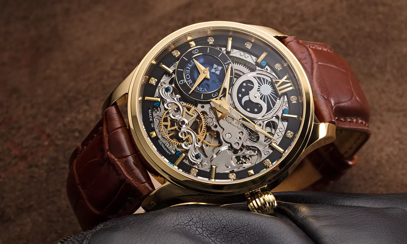 Montre Cannes Theorema automatique 10 Diamants, coloris au choix - Primary Image