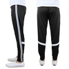 Image 4: Men's Slim-Fit Striped Jogger Track Pants with Pockets
